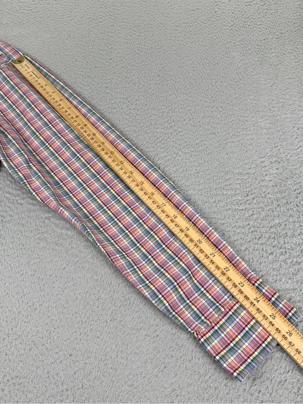 J Crew Shirt Mens Large Classic Multicolor Plaid Button Down Long Sleeve Cotton